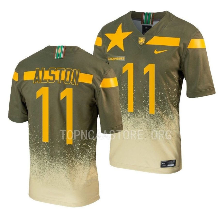isaiah alston olive 1st armored division old ironsides untouchable football jersey scaled