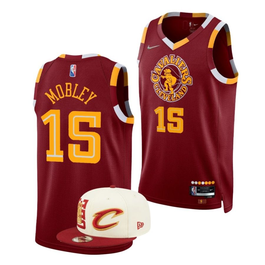 isaiah mobley cavaliers city edition 2022 nba draft usc trojans red jersey scaled