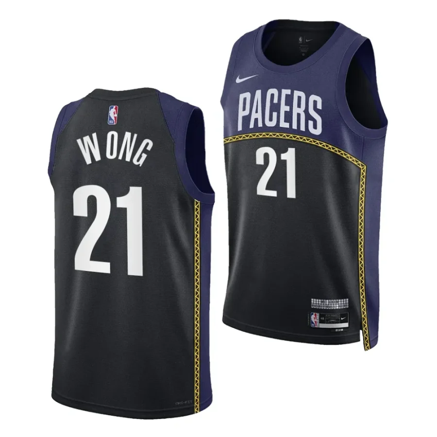 isaiah wong pacers 2023 nba draft black city edition men jersey scaled