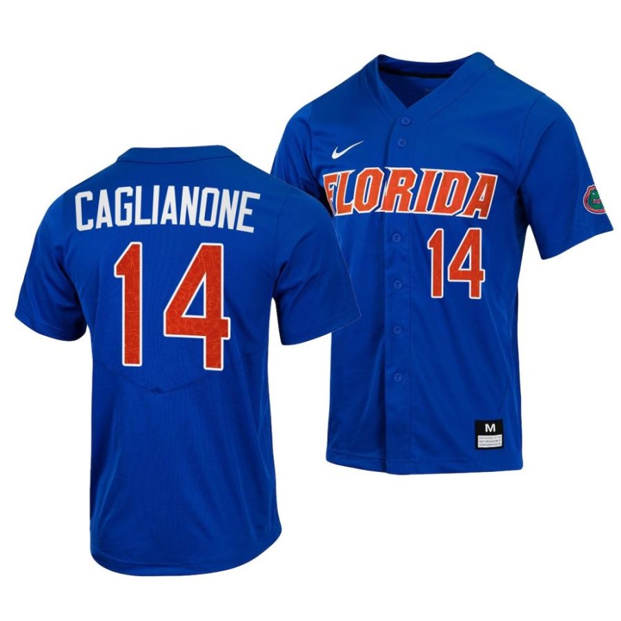 jac caglianone florida gators 2022college baseball menfull button jersey scaled