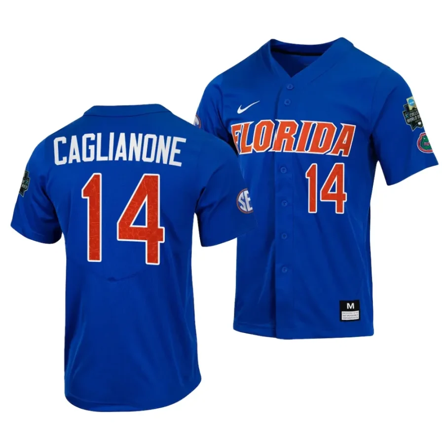 jac caglianone florida gators 2023 college world series menncaa baseball jersey scaled
