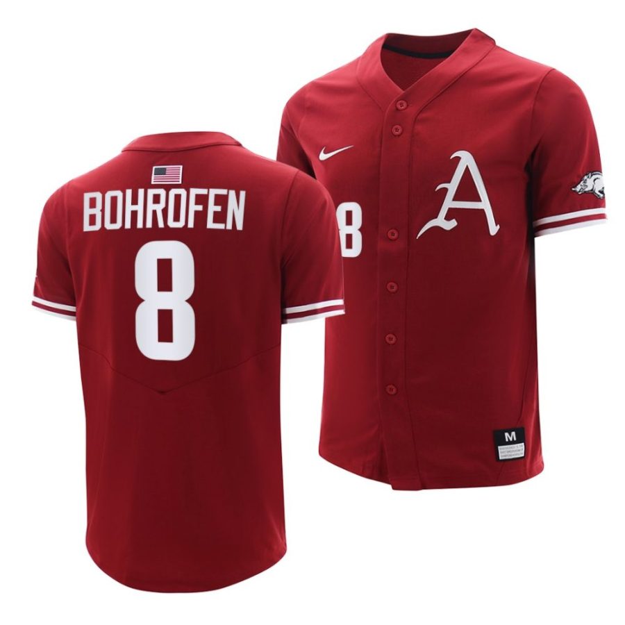 jace bohrofen arkansas razorbacks college baseball menreplica jersey scaled