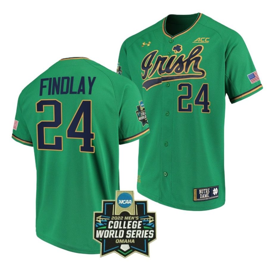 jack findlay notre dame fighting irish menbaseball jersey 0 scaled