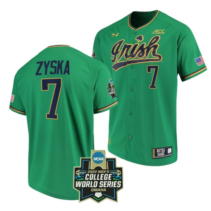 jack zyska notre dame fighting irish 2022 college world series menbaseball jersey 0 scaled