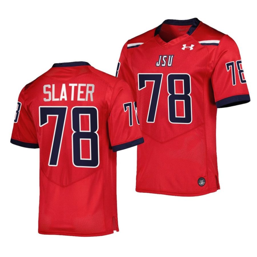 jackson state tigers jackie slater red team wordmark replica football jersey scaled