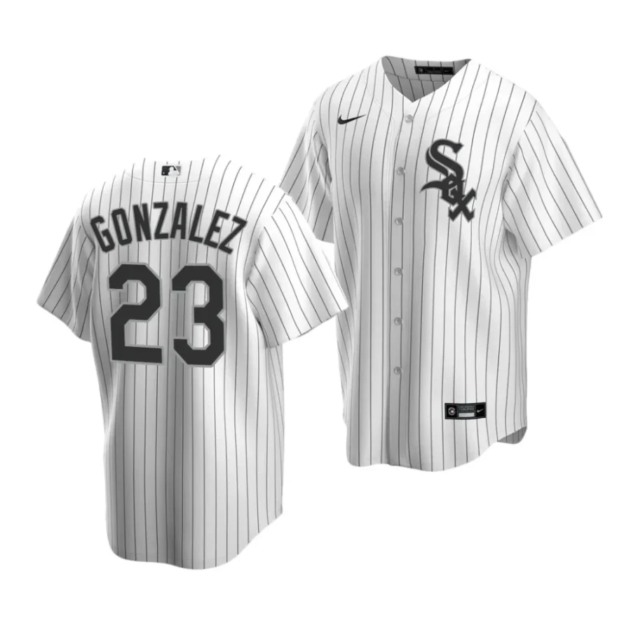 jacob gonzalez white sox replica home 2023 mlb draft white jersey scaled