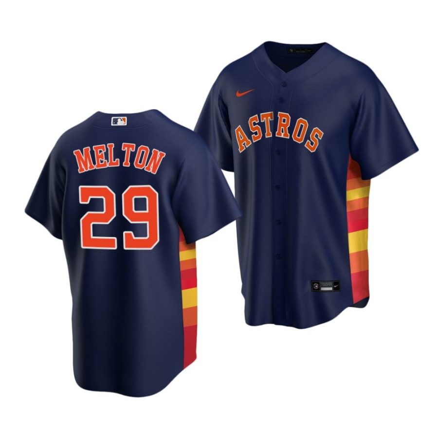 jacob melton astros alternate 2022 mlb draft replica navy jersey scaled