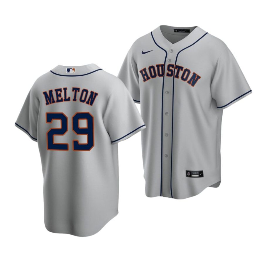 jacob melton astros road 2022 mlb draft replica gray jersey scaled