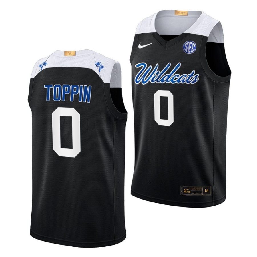 jacob toppin kentucky wildcats 2022 23college basketball eliteblack jersey scaled