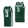 jaden akins michigan state spartans replica basketball 2022 23 5.24 honor patch jersey scaled
