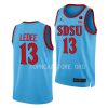 jaedon ledee san diego state aztecs alternate basketball 2022 23 jersey scaled