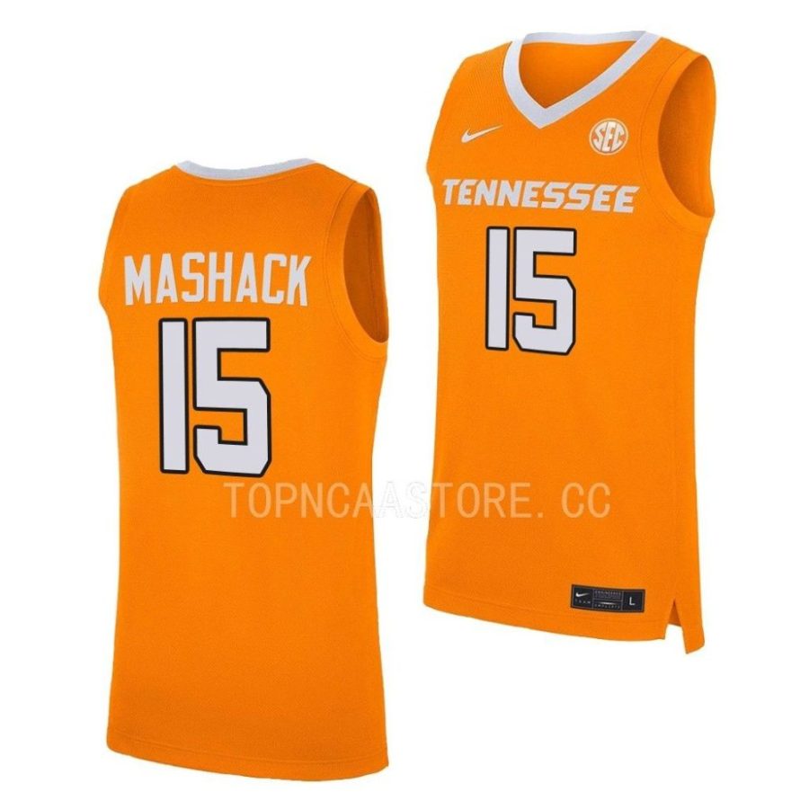 jahmai mashack tennessee volunteers 2022 23replica basketball orange jersey scaled