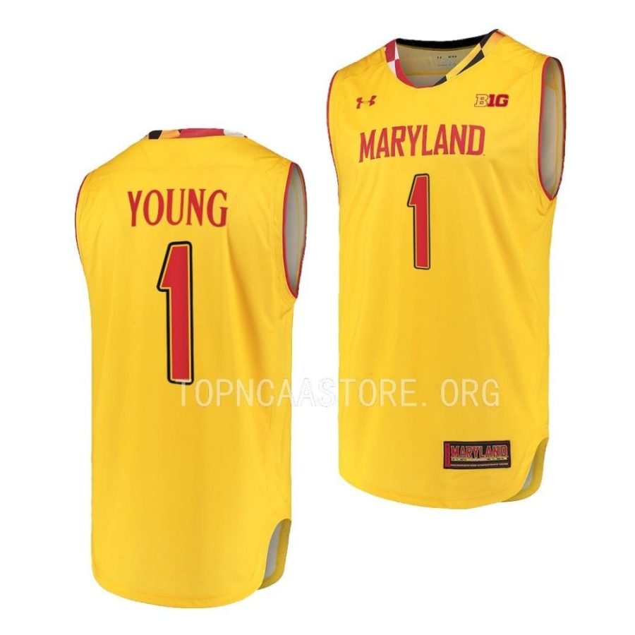 jahmir young maryland terrapins alternate basketball 2022 23 replica jersey scaled