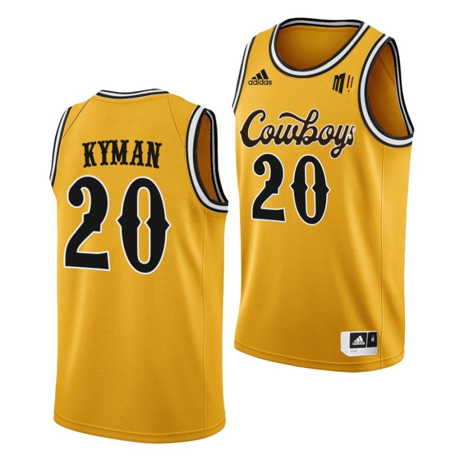 jake kyman gold college basketball 2022 23 jersey scaled