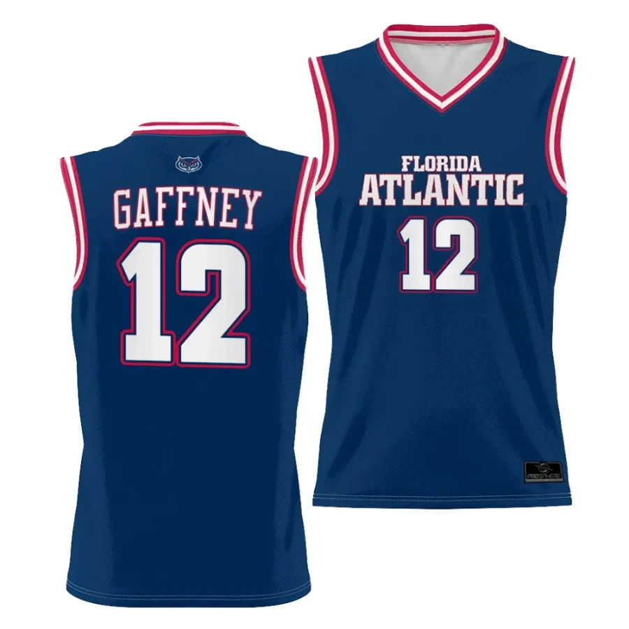 jalen gaffney navy full sublimated fau owlsalternate basketball jersey scaled