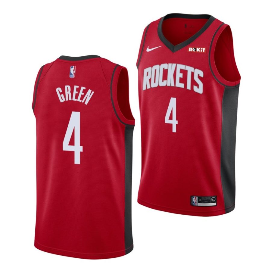 jalen green rockets nba draft red icon edition jersey scaled