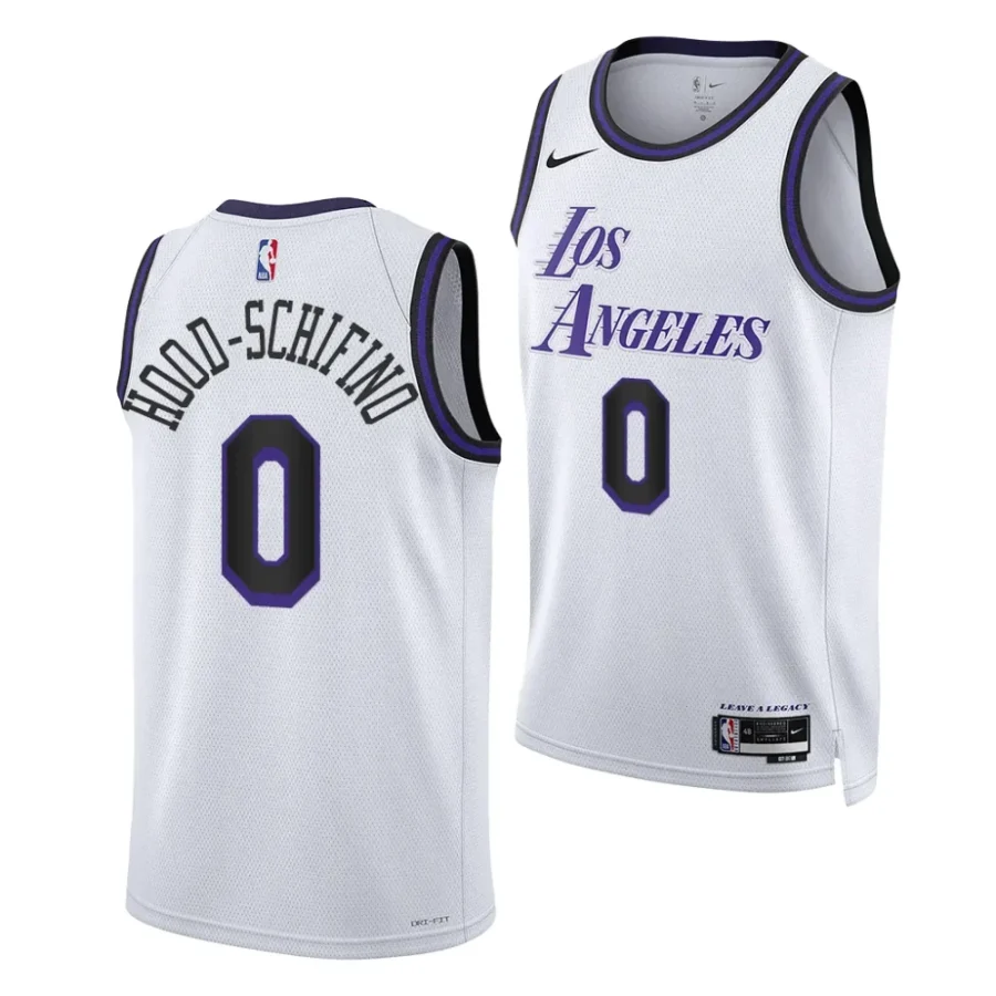 jalen hood schifino lakers 2023 nba draft white city edition men jersey scaled