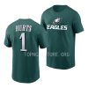 jalen hurts name number new team logo midnight green t shirts scaled