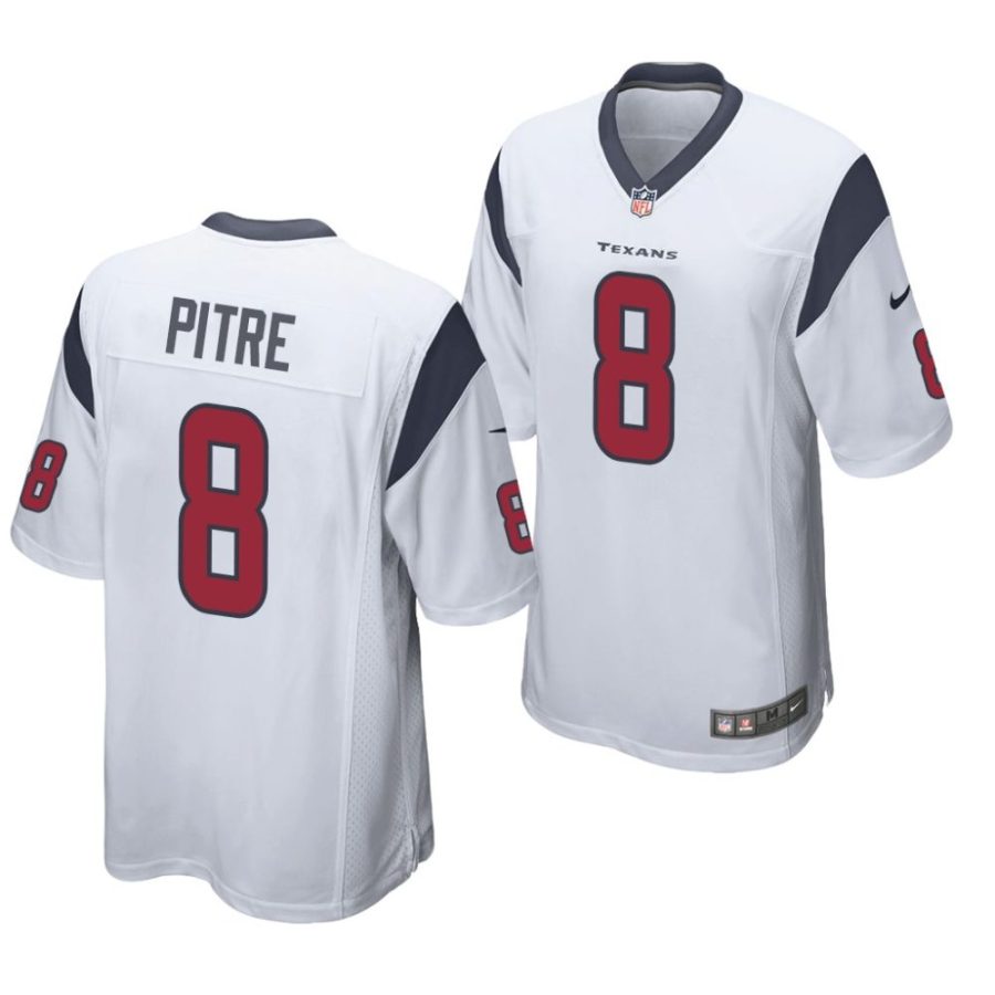 jalen pitre houston texans 2022 nfl draft game men white jersey scaled