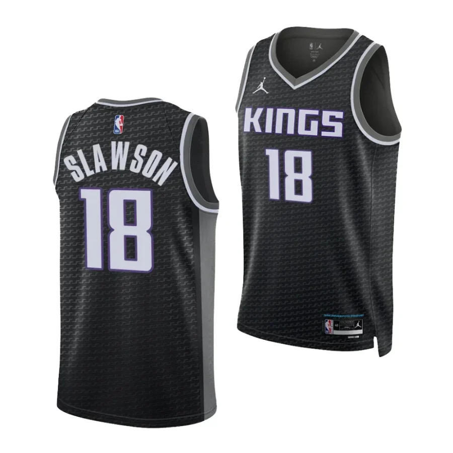 jalen slawson kings 2023 nba draft black statement edition men jersey scaled