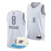 jalen williams thunder city edition 2022 nba draft white jersey scaled