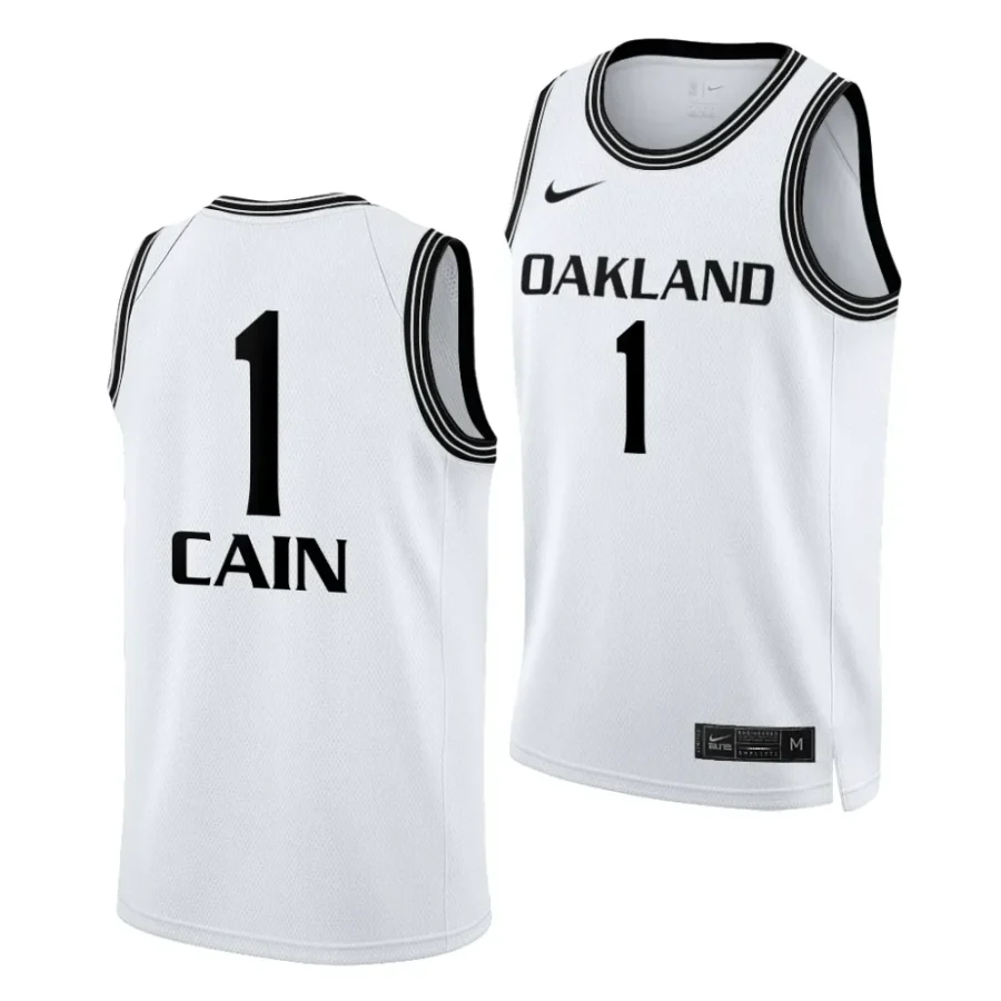 jamal cain oakland golden grizzlies college basketball 2021 22 jersey scaled