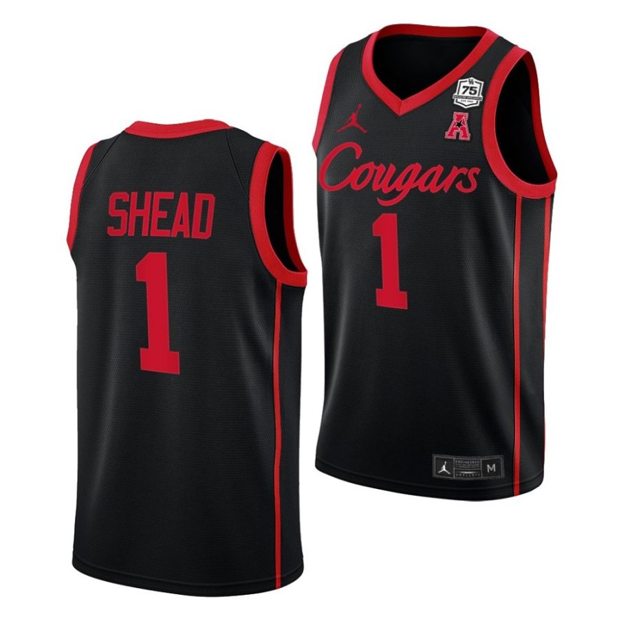 jamal shead houston cougars college basketball 2022 23 jersey scaled