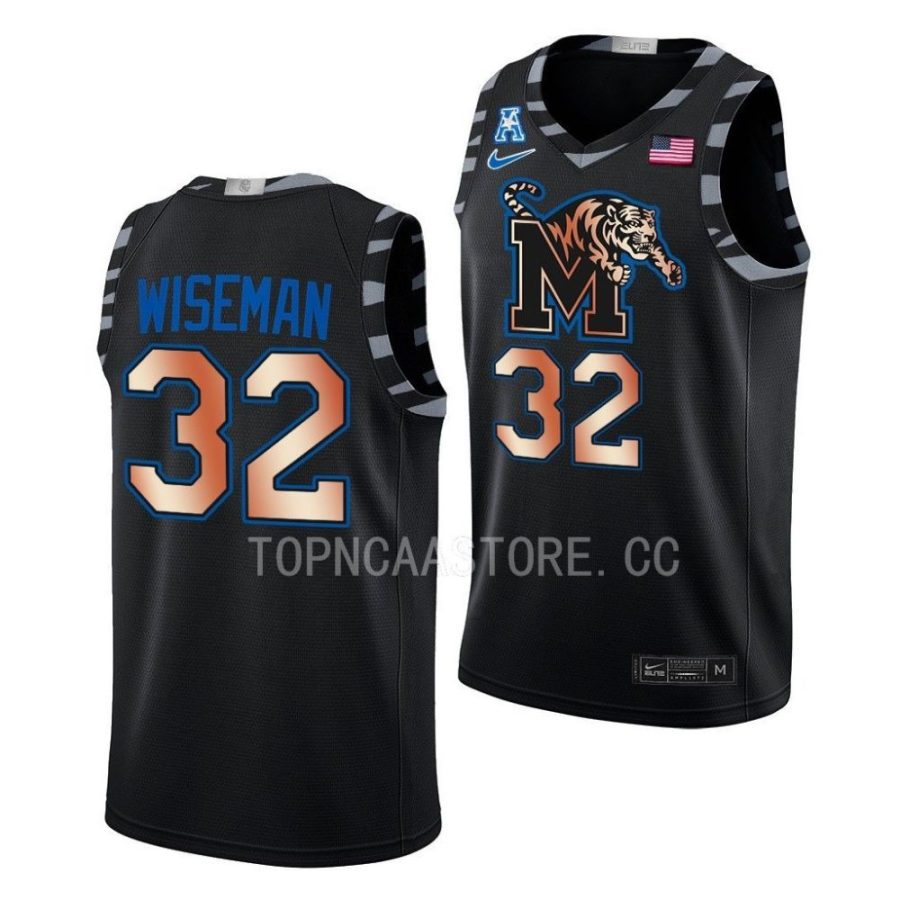 james wiseman black copper college basketball jersey scaled