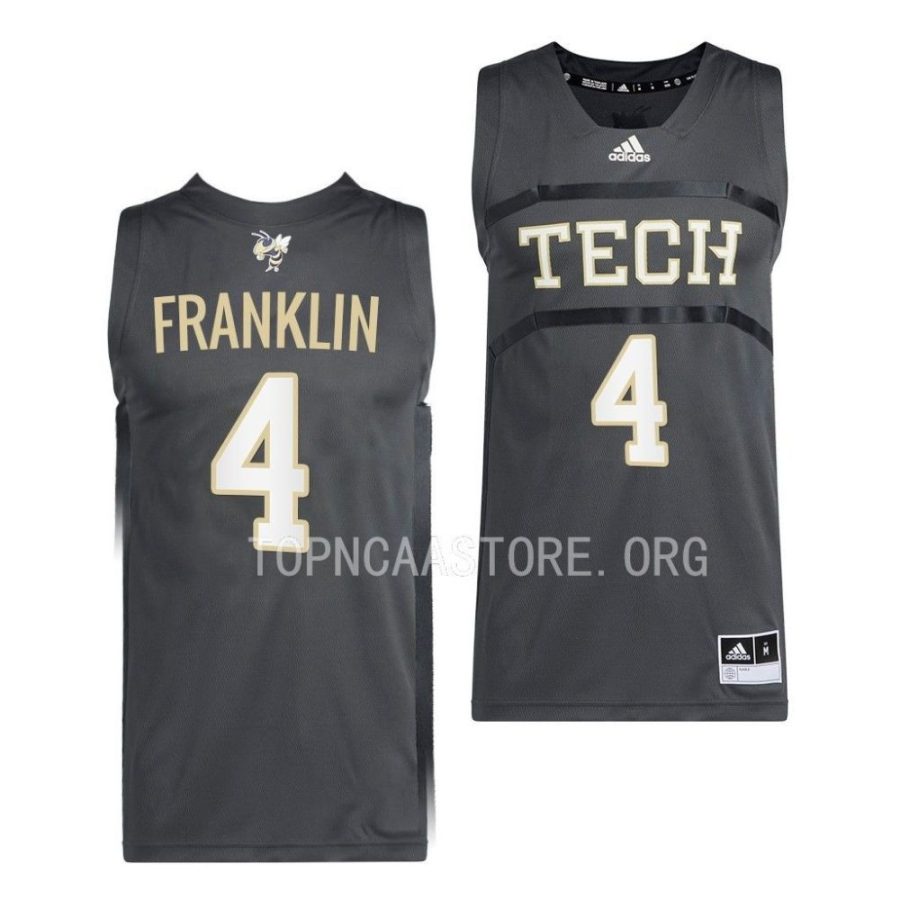 javon franklin georgia tech yellow jackets swingman basketball 2022 23 jersey 0 scaled