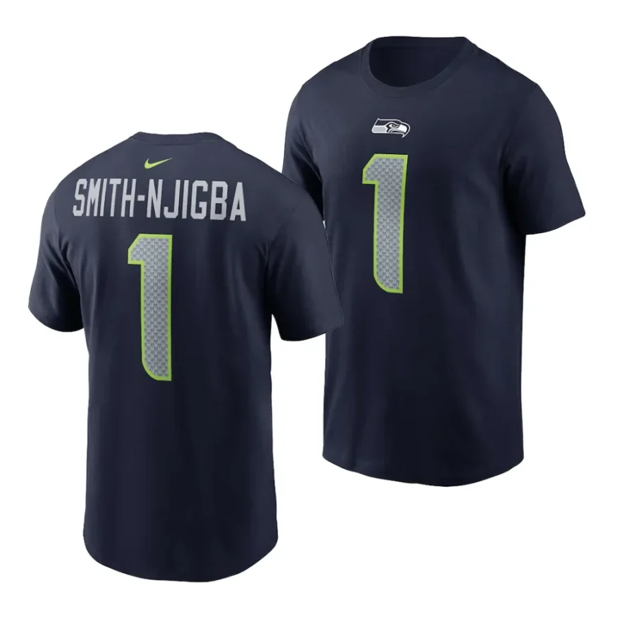 jaxon smith njigba player name number 2023 nfl draft first round pick navy t shirts scaled