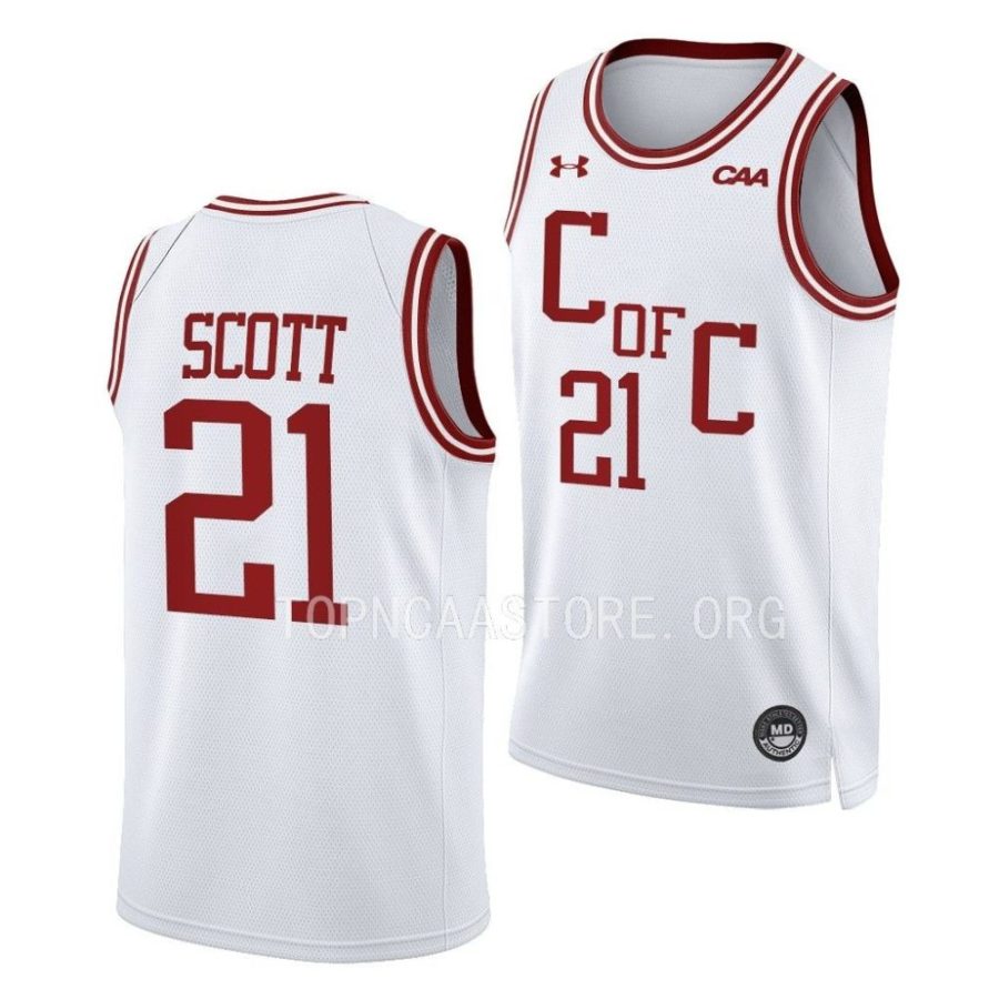 jaylon scott white throwback basketball 2022 23 jersey scaled