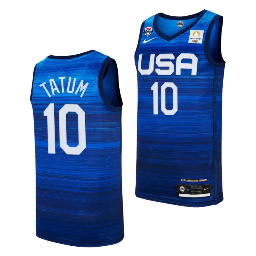jayson tatum navy 2024 olympics games usa team jersey scaled