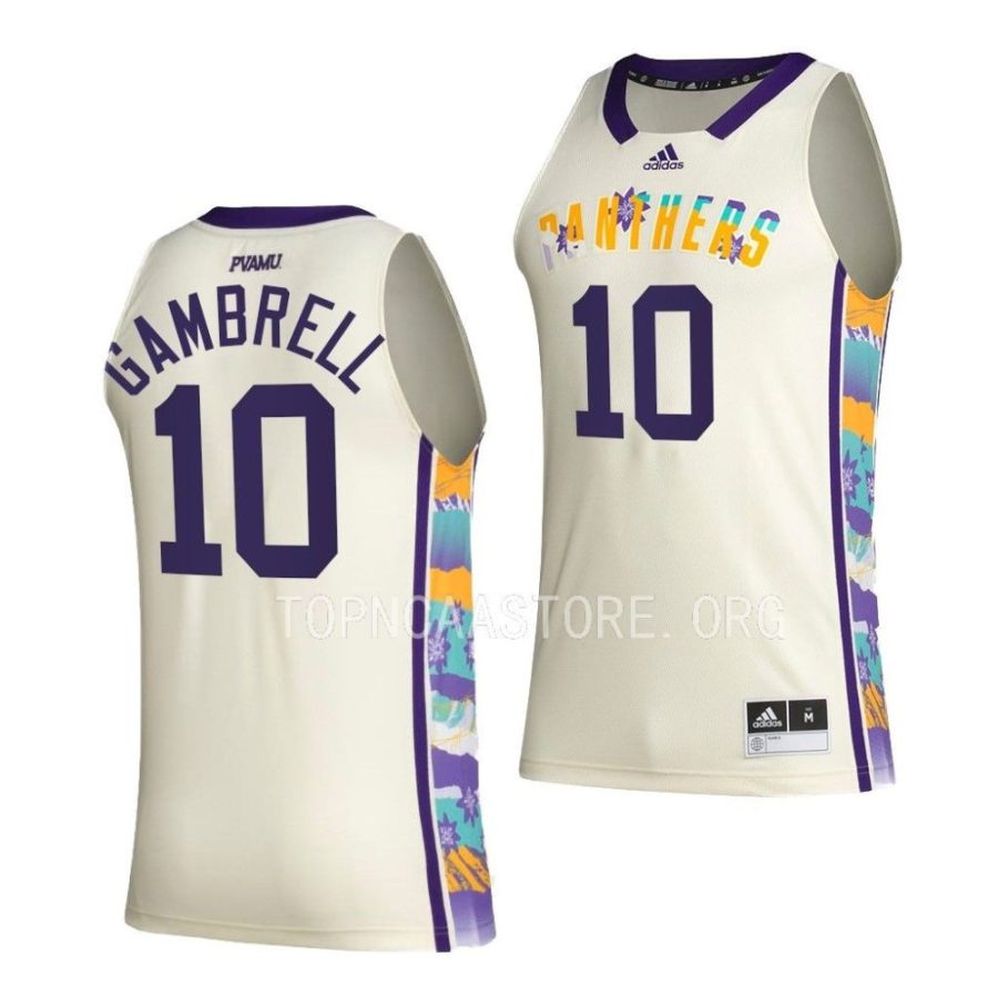 jeremiah gambrell pvamu panthers bhe basketball honoring black excellencewhite jersey scaled