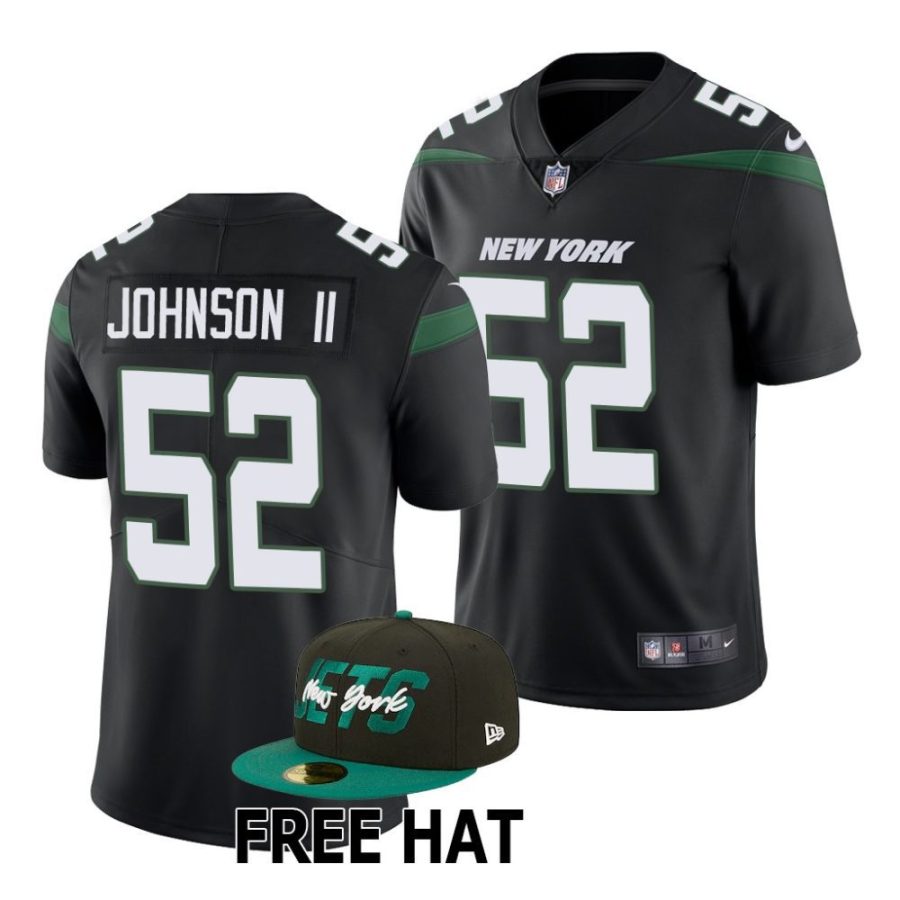 jermaine johnson ii new york jets 2022 nfl draft limited men black jersey scaled