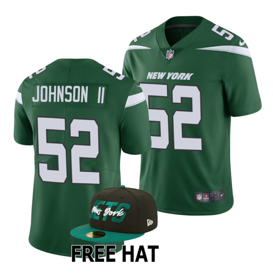 jermaine johnson ii new york jets 2022 nfl draft limited men green jersey scaled