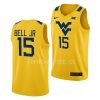 jimmy bell jr. west virginia mountaineers alternate basketball 2022 23 jersey scaled