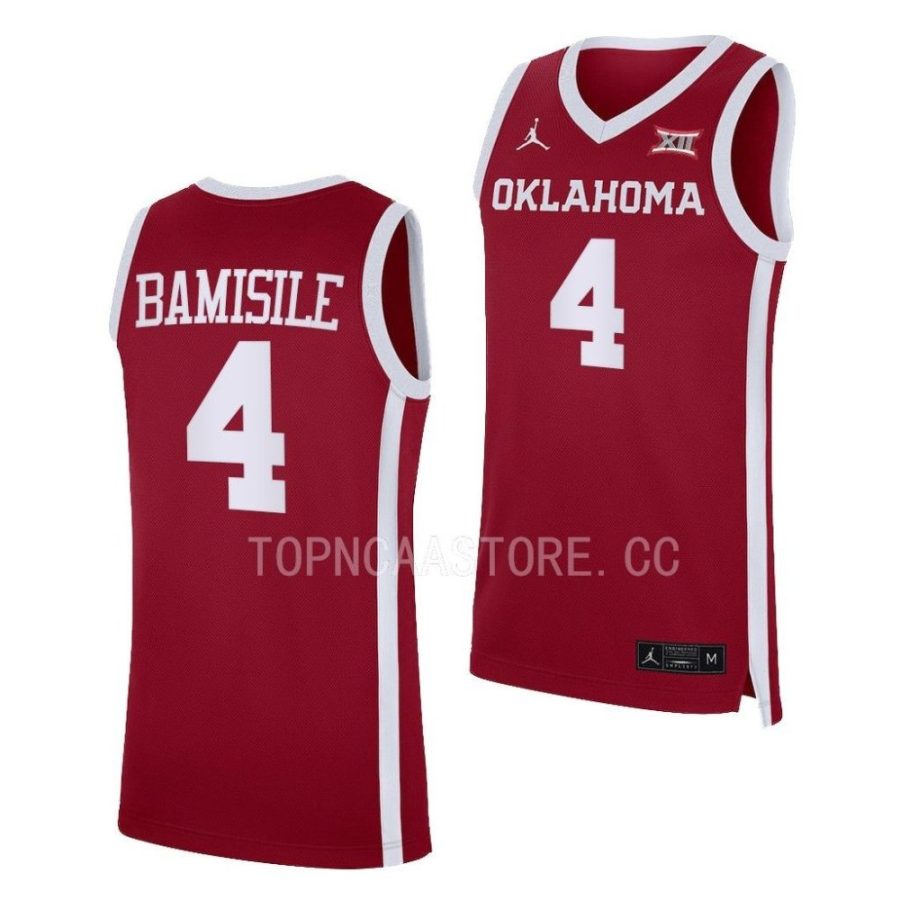 joe bamisile crimson away basketball 2022 23replica jersey scaled