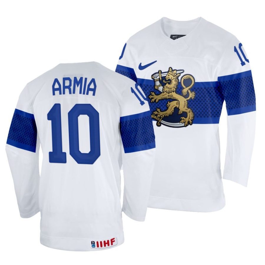 joel armia home 2022 iihf world championship white jersey scaled