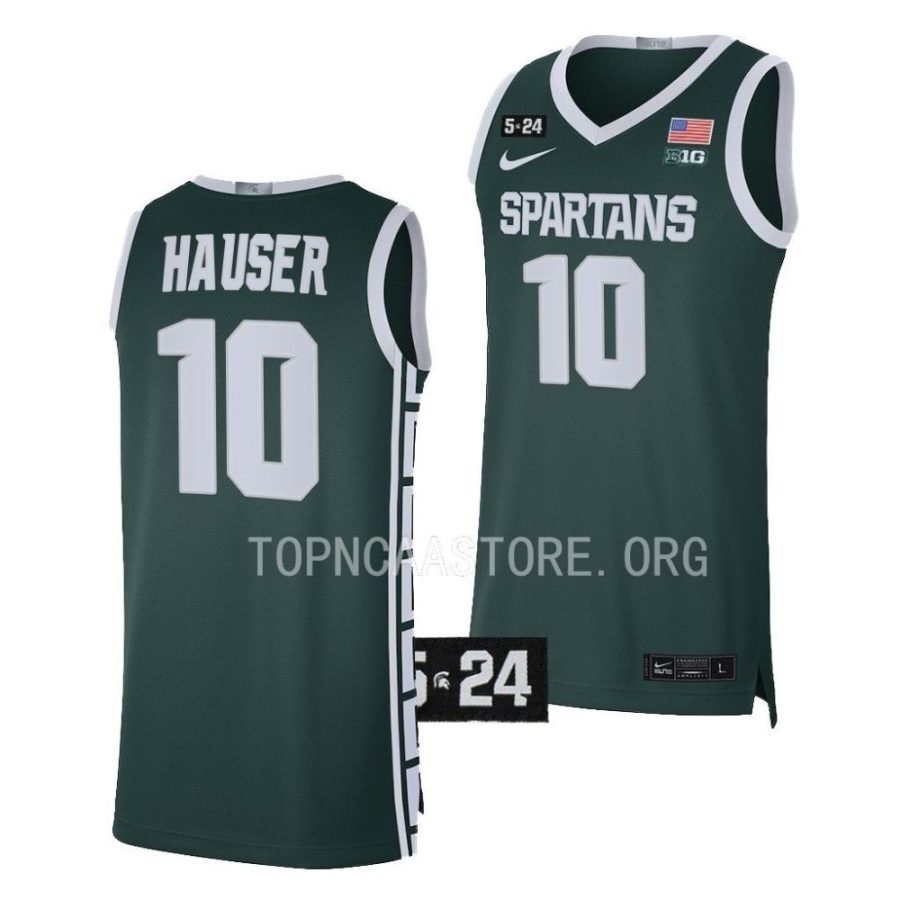 joey hauser green limited basketball jersey scaled