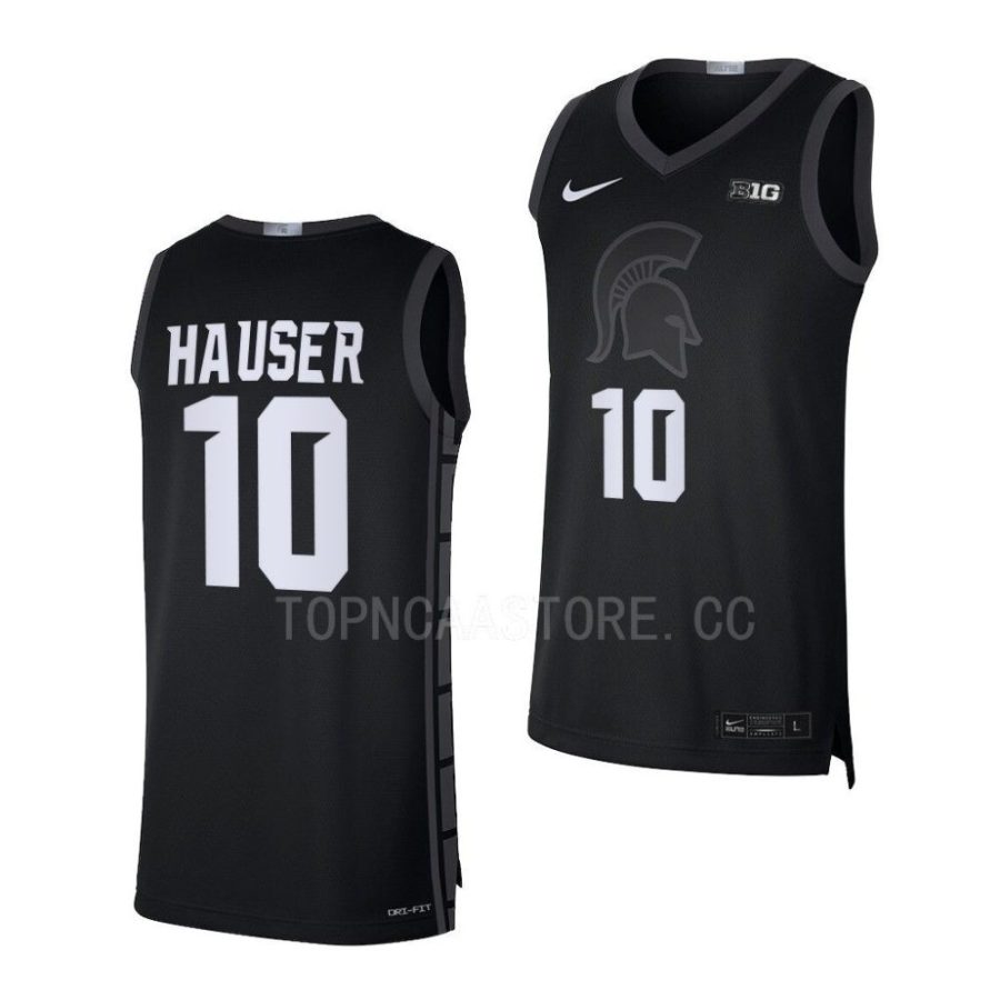 joey hauser michigan state spartans 2022 23college basketball limitedblack jersey scaled