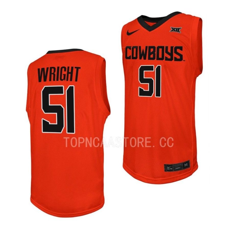 john michael wright orange college basketballreplica osu cowboys jersey scaled