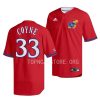 jon coyne red college baseball kansas jayhawksreplica jersey scaled