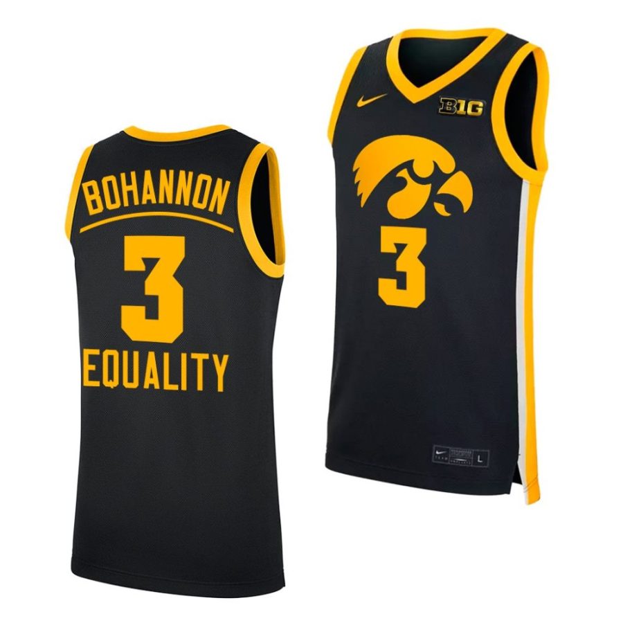 jordan bohannon black equality 2022ncaa big ten jersey scaled