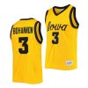 jordan bohannon gold commemorative classic 2022college basketball jersey scaled