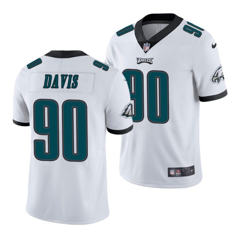 jordan davis philadelphia eagles 2022 nfl draft limited men white jersey scaled