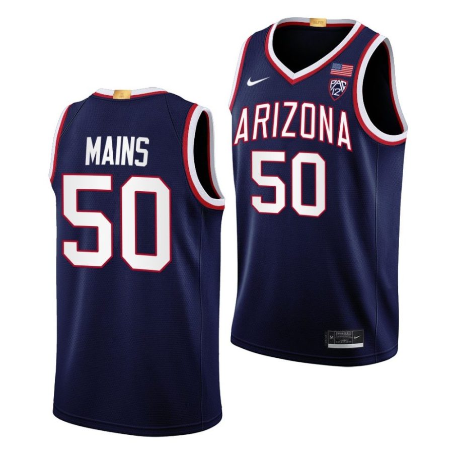 jordan mains arizona wildcats limited basketball 2022 23 jersey scaled