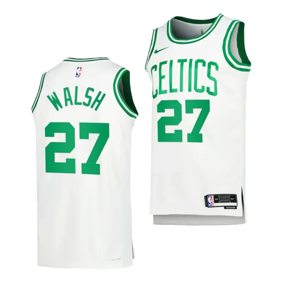 jordan walsh celtics 2023 nba draft white association edition men jersey scaled