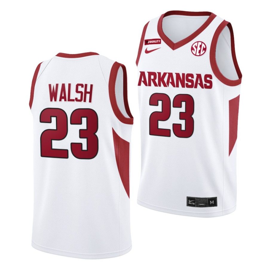 jordan walsh white college basketball 2022 23 jersey scaled