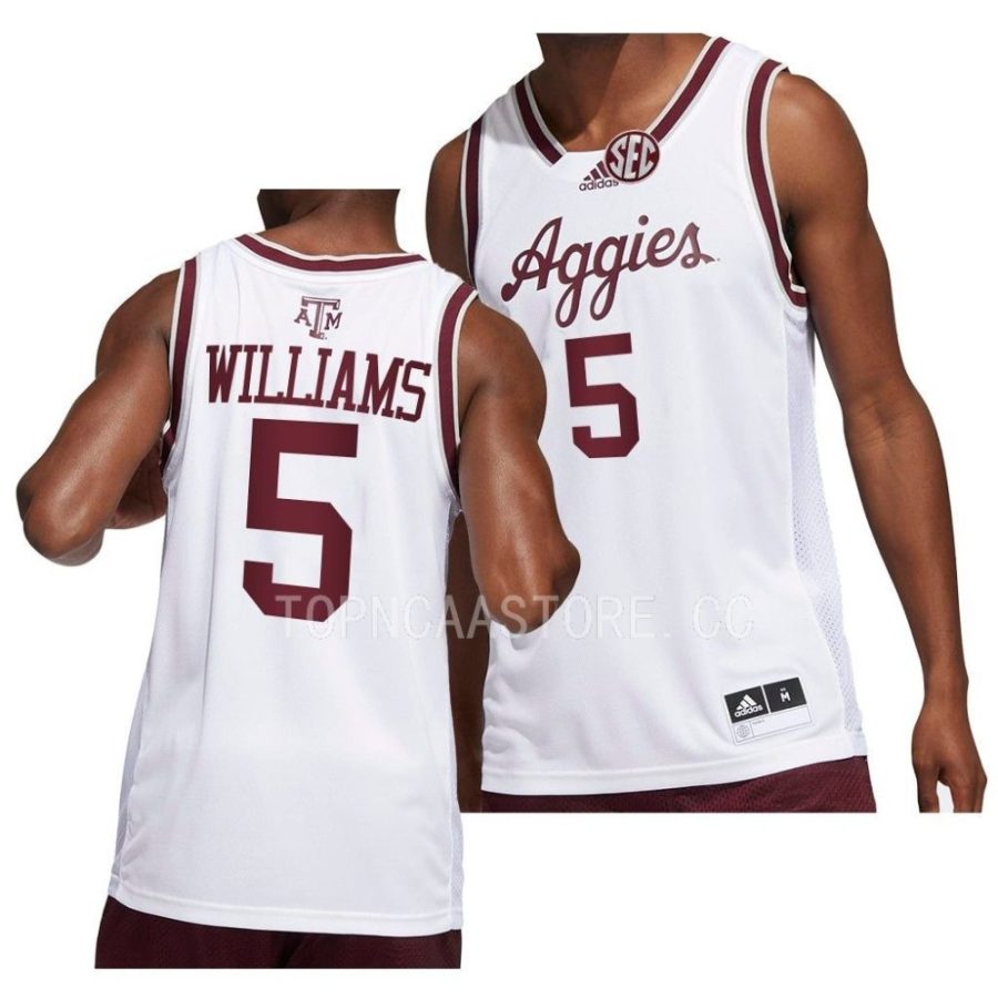 jordan williams texas am aggies college basketball 2022 23 jersey scaled