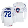 jordann perret white 2022 iihf world championship france home jersey scaled